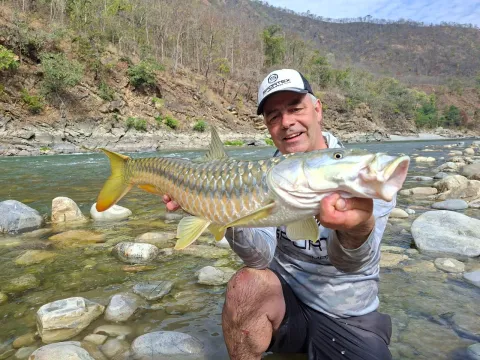 Golden Mahseer Fishing in the Budhi Gandaki River
