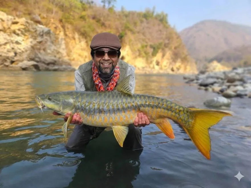 Trishuli River Day Fishing in Nepal