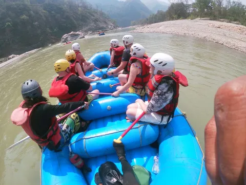 Trishuli River Rafting & Jalbire Canyoning