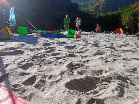 Whitewater rafting adventure on the scenic Budhi Gandaki River in Nepal