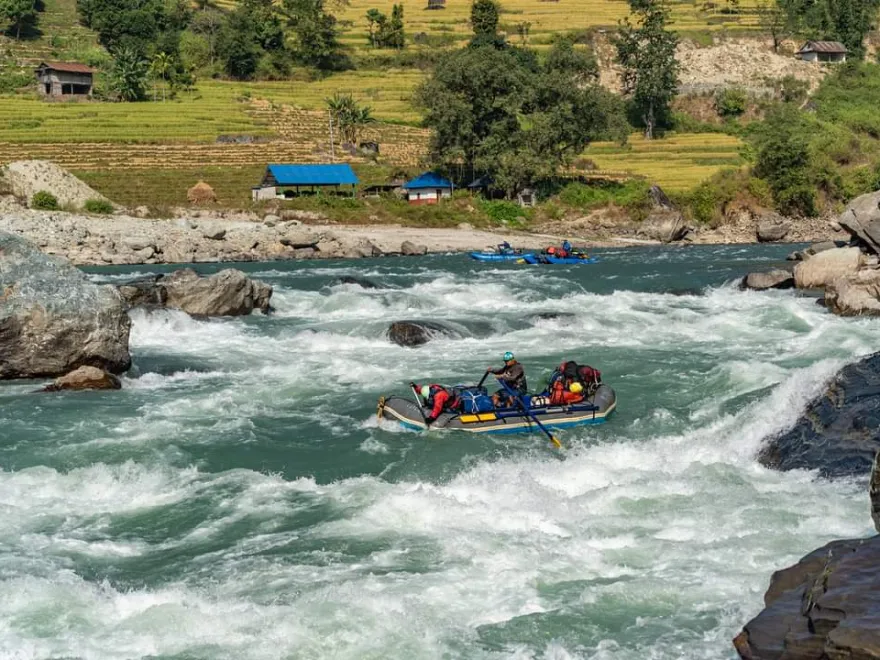 Tamur River Rafting Through Deep Gorges and Scenic River Valleys