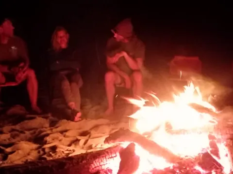 Arun River riverside camping