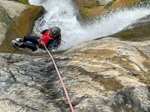 Natural pool at Jalbire Canyoning Chitwan