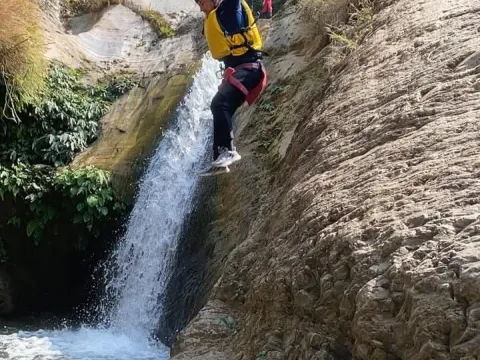 Waterfall adventure at Jalbire Nepal