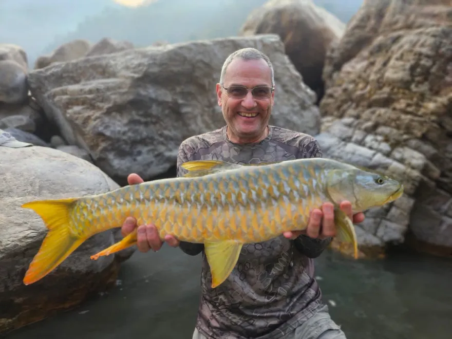Riverside Fishing and Camping in Nepal