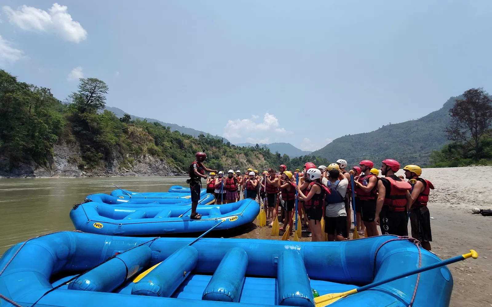 Blind Rafting in Nepal